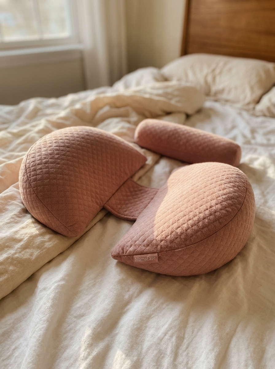 MamaEase Wedge Pillow — Pregnancy Support Pillow