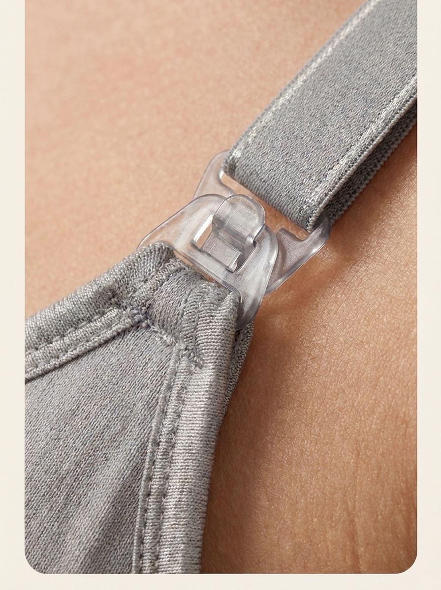 Willow & Bare Seamless Nursing Bra - Stone - clip macro
