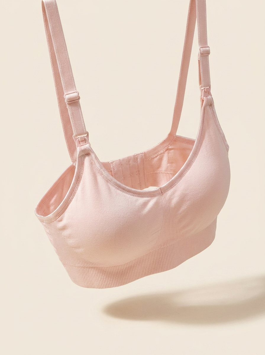 Willow & Bare Seamless Nursing Bra - Blush - standalone