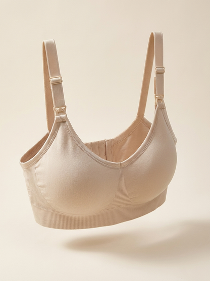 Willow & Bare Seamless Nursing Bra - Sand - standalone